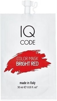 Фото IQ code Color Mask Bright Red яскравий червоний