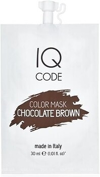 Фото IQ code Color Mask Chocolate Brown темний шоколадний