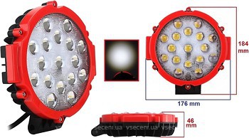 Фото AllLight 51W Red Osram Spot