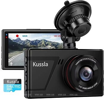 Фото Kussla Dashcam 1080P FHD (2528702368)