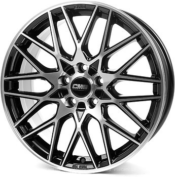 Фото CMS C25 (7x17/4x100 ET45 d67.1) Black Polished Lip