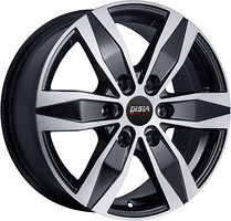 Фото Disla Vanline 6 (7x16/6x130 ET55 d84.1) Black Diamond