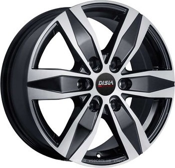 Фото Disla Vanline 6 (7x16/6x130 ET55 d84.1) Black Diamond