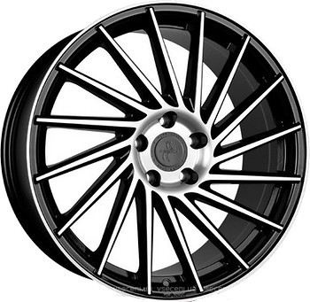 Фото Keskin Tuning KT17 Hurricane (8.5x19/5x120 ET35 d72.6) Matt Black Lip Polished