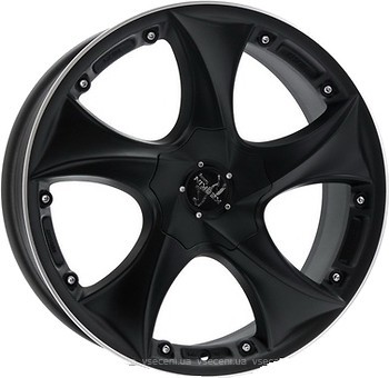 Фото Keskin Tuning KT9 Malik (9x20/5x120 ET45 d65.1) Matt Black Lip Polished