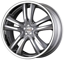 Фото MAK Canyon (9x20/6x139.7 ET0 d112) Hyper Silver with Chrome Lip