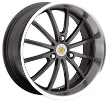 Фото Genius Darwin (6x17/3x112 ET22 d57.1) Gun Metal Mirror Lip