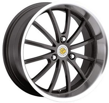Фото Genius Darwin (6x17/3x112 ET22 d57.1) Gun Metal Mirror Lip