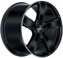 Фото MAK Turismo-D-FF (10.5x20/5x130 ET64 d71.6) Gloss Black Mirror Ring