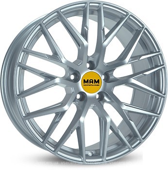 Фото MAM RS4 (8x18/5x112 ET30 d72.6) Silver Painted