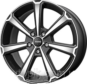 Фото Momo Legend (7x17/5x108 ET43 d72.2) Matt Black Polished