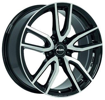 Фото Rial Torino (6.5x16/5x114.3 ET40 d70.1) Diamond Black Front Polished