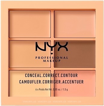 Фото NYX Professional Makeup Conceal Correct Contour Palette №01 Light