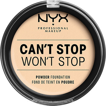 Фото NYX Professional Makeup Can't Stop Won't Stop Powder Foundation Pale
