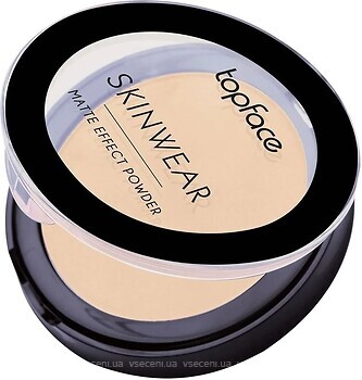 Фото TopFace Skin Wear Matte Effect Powder PT265 №03