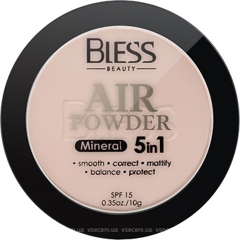 Фото Bless Air Powder Mineral 5 in 1 SPF15 №102