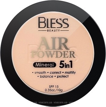 Фото Bless Air Powder Mineral 5 in 1 SPF15 №104