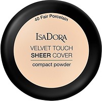 Фото Isadora Velvet Touch Sheer Cover Compact Powder №40 Fair Porcelain