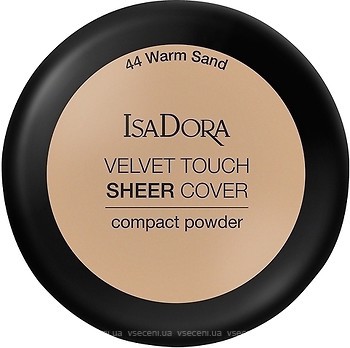 Фото Isadora Velvet Touch Sheer Cover Compact Powder №44 Warm Sand