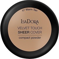 Фото Isadora Velvet Touch Sheer Cover Compact Powder №47 Warm Tan