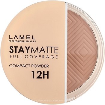 Фото Lamel Professional Stay Matte Compact Powder №404