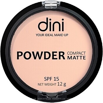 Фото Dini Compact Matte Powder SPF15 №01