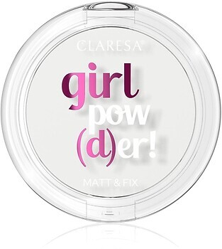 Фото Claresa Girl Pow(D)er! Pressed Powder 00 Transparent