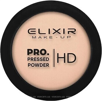 Фото Elixir Pro. Pressed Powder HD 201 Vanilla Ice