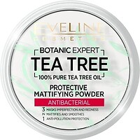 Фото Eveline Cosmetics Botanic Expert Tea Tree Protective Mattifying Antibacterial Powder 001 Transparent