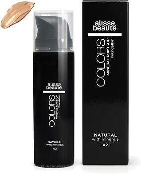 Фото Alissa Beaute Mineral Make-up Foundation 02 Neutral beige 35 мл