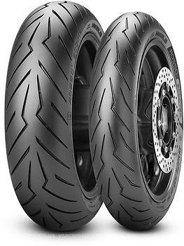 Фото Pirelli Diablo Rosso Scooter (100/90-12 64P) TL REINF Front