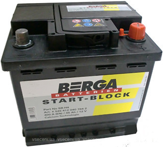 Фото Berga Start Block 45 Ah (545 412 040)