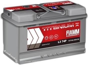 Фото Fiamm Titanium Pro 74 Ah Euro (7905154, L3 74P, 574 102 068)