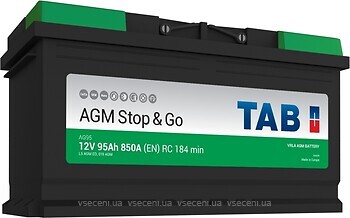 Фото TAB AGM Stop & Go 95 Ah (0) (213090, L5 AGM, AG95)