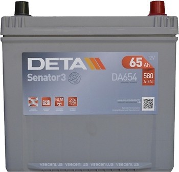 Фото DETA Senator 3 Japan 65 Ah Euro (DA654)