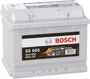 Фото Bosch S5 Silver Plus 63 Ah (S5 005)