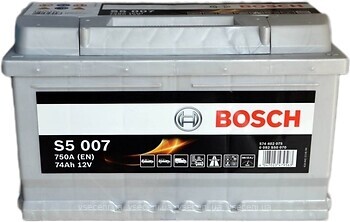 Фото Bosch S5 Silver Plus 74 Ah (S5 007)