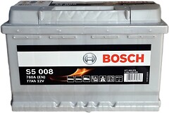 Фото Bosch S5 Silver Plus 77 Ah (S5 008)