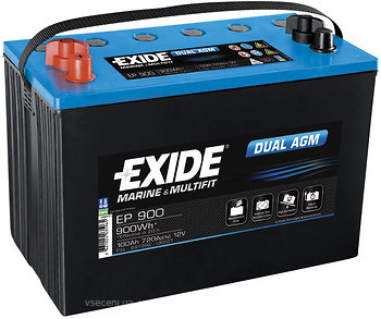 Фото Exide Dual AGM 100 Ah (EP900)