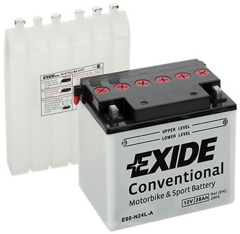 Фото Exide Conventional 28 Ah (E60-N24L-A)