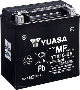 Фото Yuasa 14 Ah (YTX16-BS)