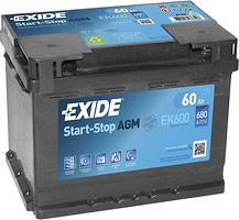 Фото Exide AGM Start-Stop 60 Ah (EK600)