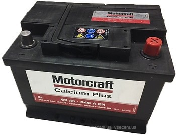 Фото Motorcraft Calcium Plus 60 Ah (1863092)