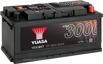 Фото Yuasa 90 Ah Euro (YBX3017)