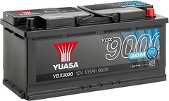 Фото Yuasa AGM Start Stop Plus 105 Ah Euro (YBX9020)