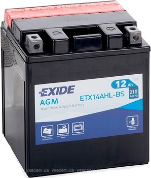 Фото Exide AGM 12 Ah (ETX14AHL-BS)