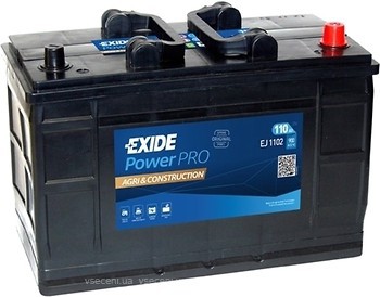 Фото Exide PowerPRO Agri & Construction 110 Ah (EJ1102)