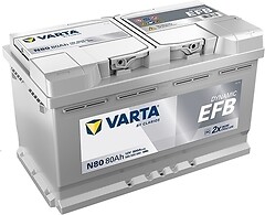 Фото Varta Dynamic EFB 80 Ah EN800 (N80) (580500080)