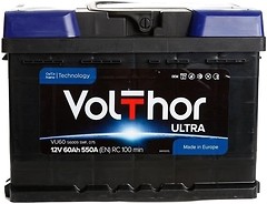 Фото VolThor Ultra 60 Ah Euro (56009, 301060, VU60)