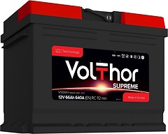 Фото VolThor Supreme 66 Ah Euro (56649, 301466, VS66H)